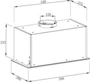 Изображение товара Вытяжка скрытая ZORG NEO 1030 60 S