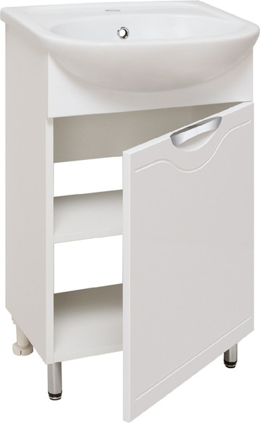 Изображение товара Тумба с умывальником Runo Фортуна 50 + Уют 50 (напольная)