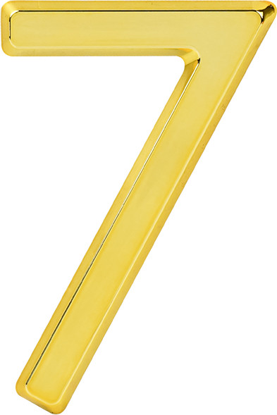 Изображение товара Цифра дверная Нора-М 7 75мм самоклеющаяся / 20107 (золотистый, пластик)