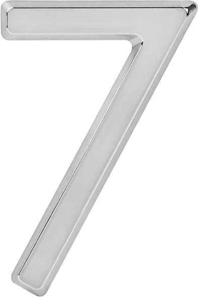 Изображение товара Цифра дверная Нора-М 7 75мм самоклеющаяся / 20116 (хром, пластик)