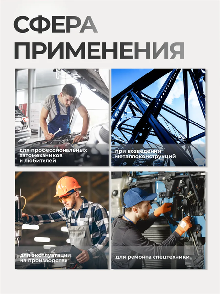 Изображение товара Набор головок слесарных Patron P-4035 (65900)