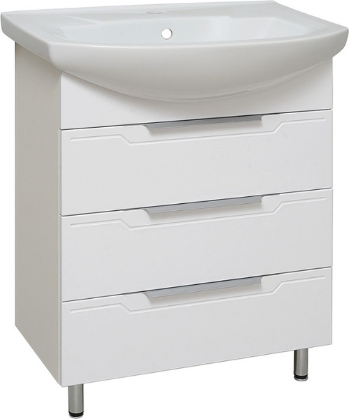 Изображение товара Тумба с умывальником Runo Верона 65 + Элеганс 65 (напольная)