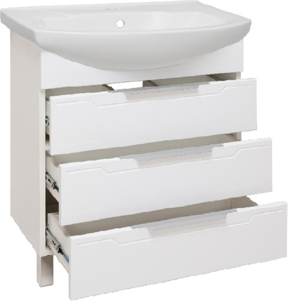 Изображение товара Тумба с умывальником Runo Верона 65 + Элеганс 65 (напольная)