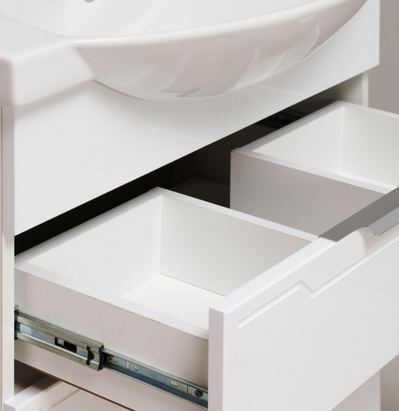 Изображение товара Тумба с умывальником Runo Верона 65 + Элеганс 65 (напольная)