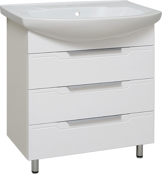 Изображение товара Тумба с умывальником Runo Верона 75 + Элеганс 75 (напольная)