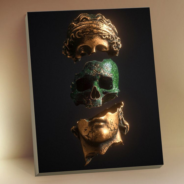 Изображение товара Картина по номерам Флюид Неумолимое Время / HR0457