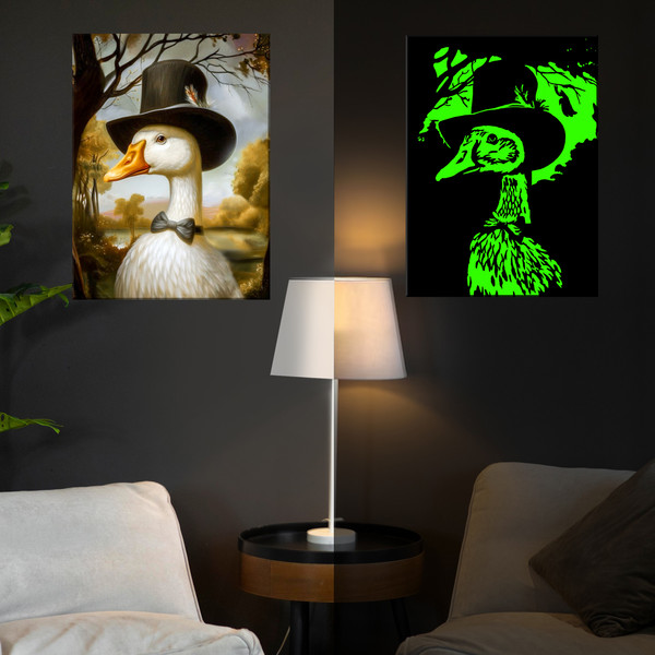 Изображение товара Картина по номерам Молли Гусь-аристократ / FHR0636