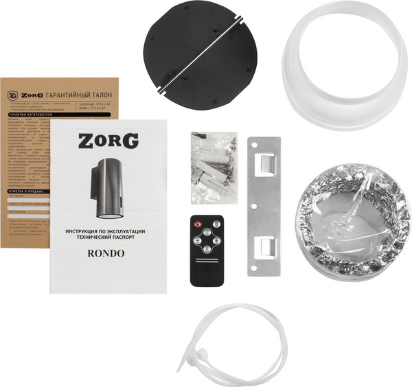 Изображение товара Вытяжка скрытая ZORG Rondo 1260 39 S (черный)