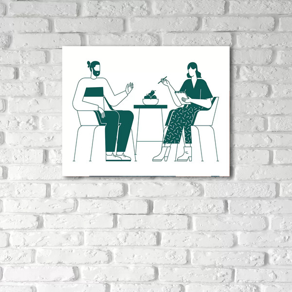 Изображение товара Картина Stamprint Рабочая атмосфера 3 / TR026 (35х45см)