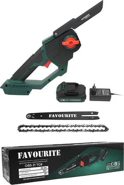 Изображение товара Пила цепная аккумуляторная Favourite OBS 21 TG8