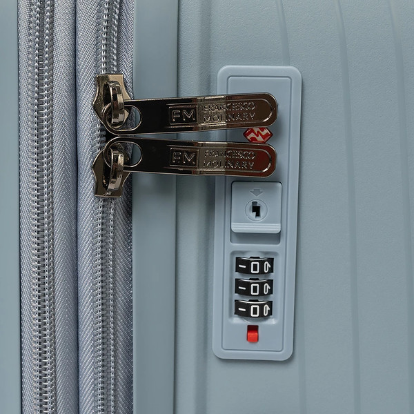 Изображение товара Чемодан на колесах Francesco Molinary 344-PP31/4-28BLU (голубой)