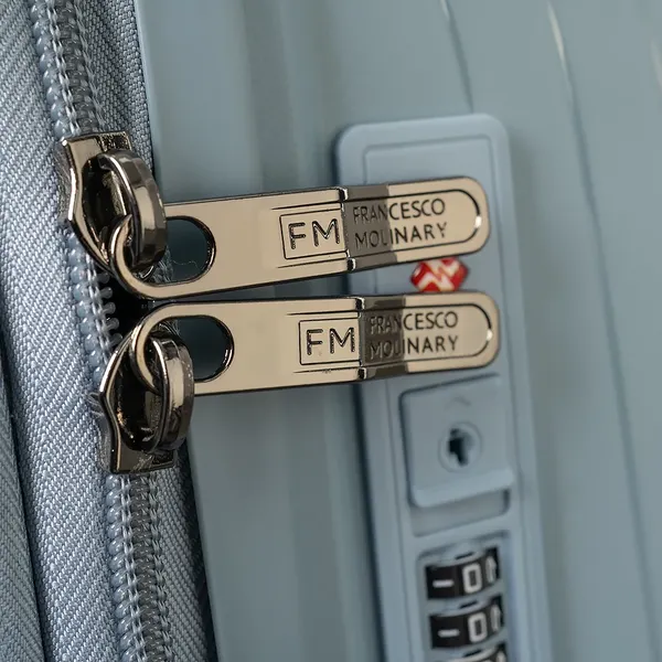 Изображение товара Чемодан на колесах Francesco Molinary 344-PP31/4-18BLU (голубой)