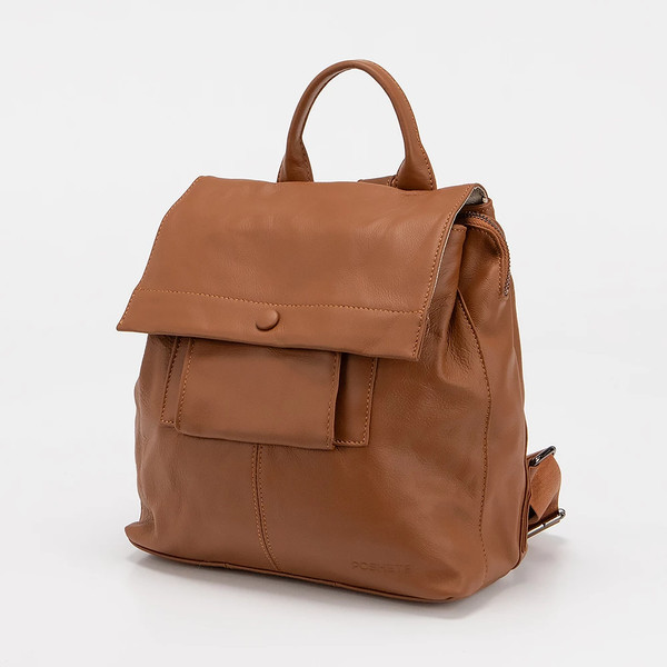 Изображение товара Рюкзак Poshete 707-21042-DCM (Dark Camel)