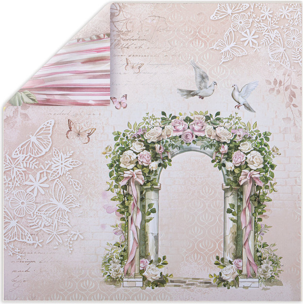 Изображение товара Набор бумаги для скрапбукинга Остров Сокровищ Свадебный / 665435 (12л)