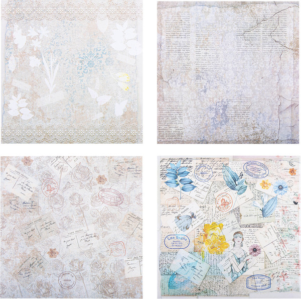 Изображение товара Набор бумаги для скрапбукинга Остров Сокровищ В бежевых тонах / 665437 (12л)