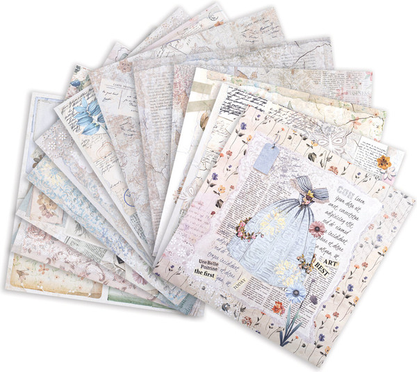 Изображение товара Набор бумаги для скрапбукинга Остров Сокровищ В бежевых тонах / 665437 (12л)