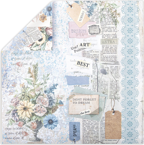 Изображение товара Набор бумаги для скрапбукинга Остров Сокровищ В бежевых тонах / 665437 (12л)