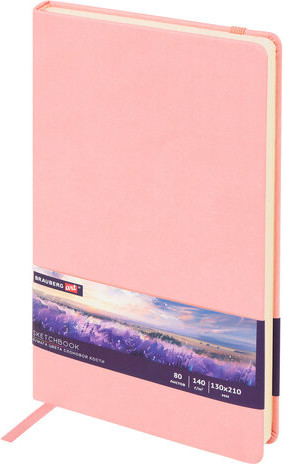 Изображение товара Скетчбук Brauberg Art Classic / 116878 (розовый, слоновая кость)