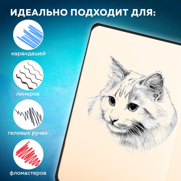 Изображение товара Скетчбук Brauberg Art Classic / 116872 (черный, слоновая кость/белый)