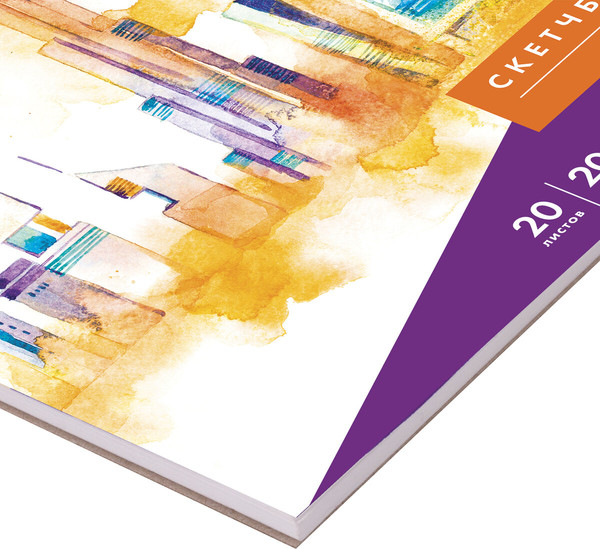 Изображение товара Скетчбук Brauberg Art Debut / 110992 (белая бумага)