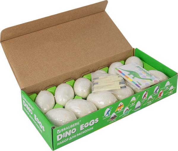 Изображение товара Набор для опытов Brauberg Kids. Раскопки. 12 видов динозавров / 664923