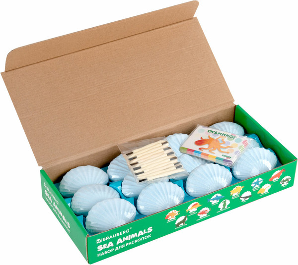 Изображение товара Набор для опытов Brauberg Kids. Раскопки. Морские животные / 665126