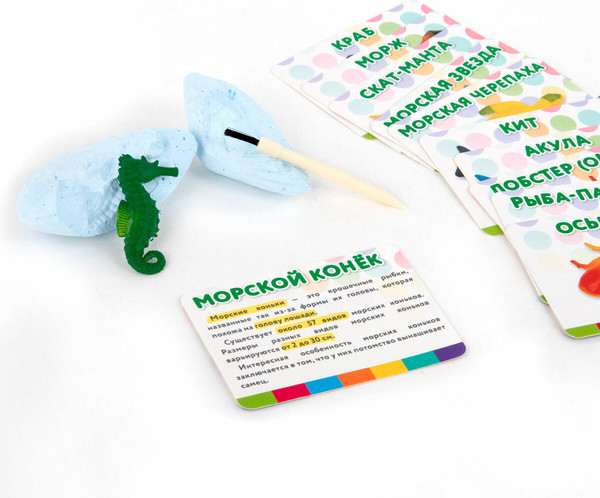 Изображение товара Набор для опытов Brauberg Kids. Раскопки. Морские животные / 665126