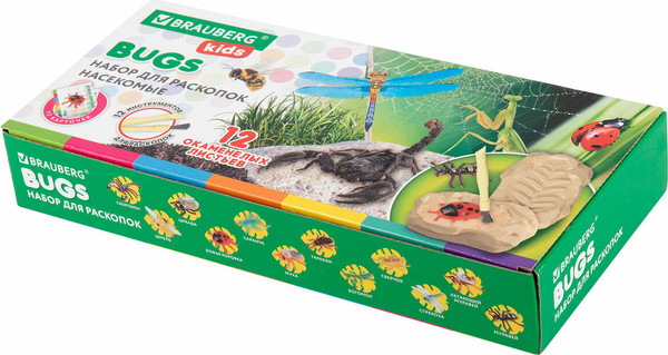Изображение товара Набор для опытов Brauberg Kids. Раскопки. Насекомые / 665127