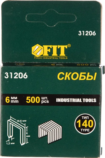 Изображение товара Скобы FIT 10.6х1.2мм / 31206