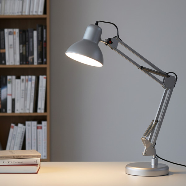 Изображение товара Настольная лампа Sundays Home SM-800A (серебристый, с лампой 4100K Е27 LED / 23220)