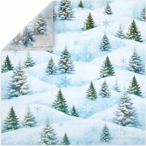 Изображение товара Набор бумаги для скрапбукинга Остров Сокровищ Новогодний дизайн / 665438 (12л)