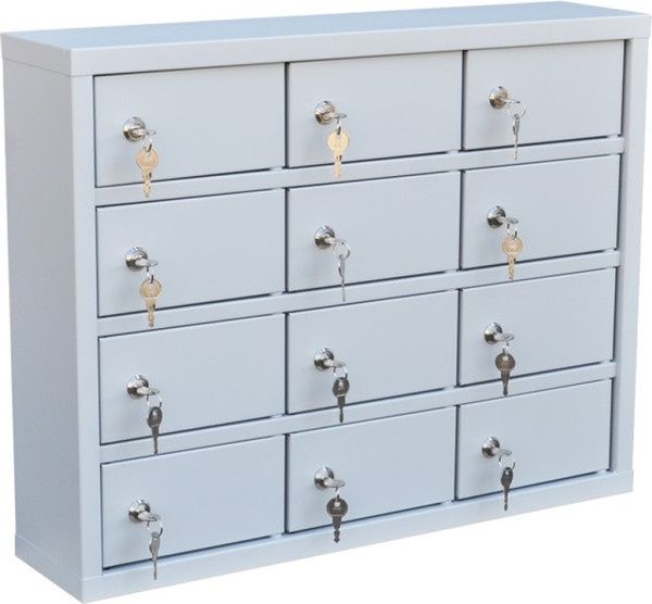 Изображение товара Шкаф металлический Эдванс для телефонов (12 ячеек)