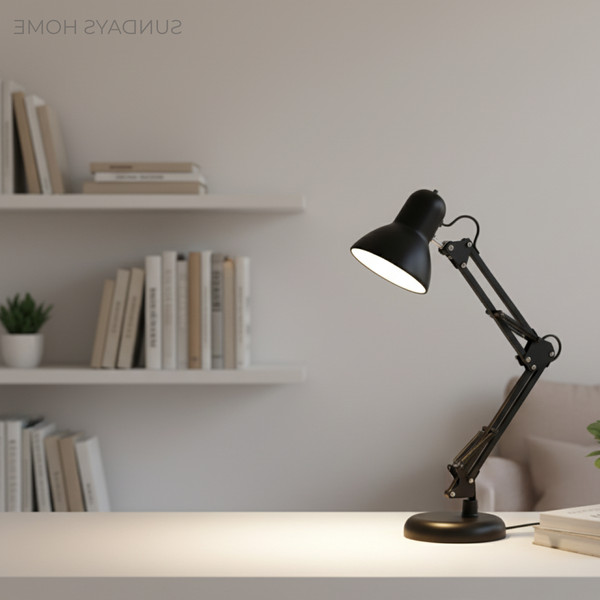 Изображение товара Настольная лампа Sundays Home SM-800A (черный, с лампой 4100K Е27 LED / 23220)