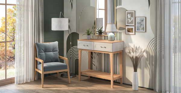 Изображение товара Тумба Мебель-Неман Танаро МН-058-06 (гикори рочестер/кашемир)