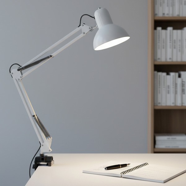 Изображение товара Настольная лампа Sundays Home SM-800 (белый, с лампой 4100K Е27 LED / 23220)