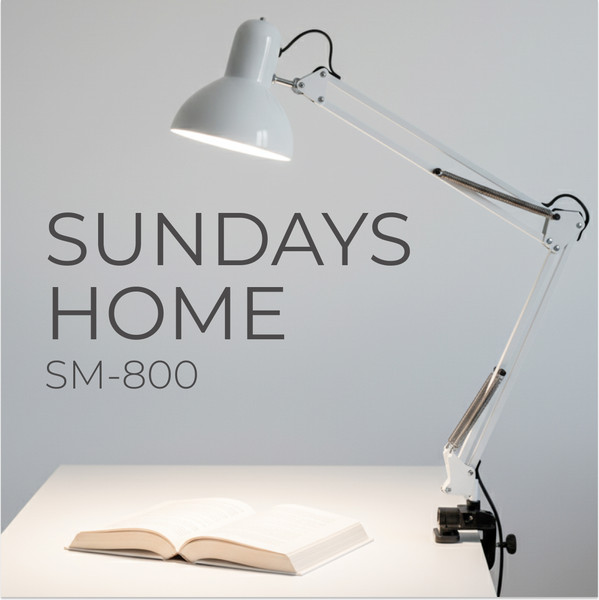 Изображение товара Настольная лампа Sundays Home SM-800 (белый, с лампой 4100K Е27 LED / 23220)