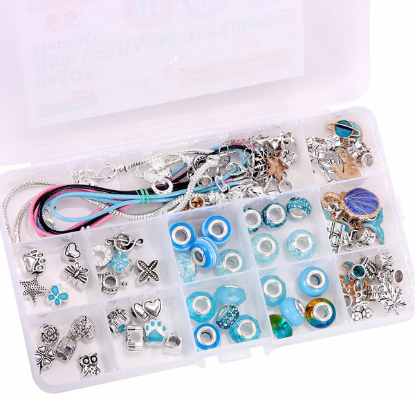 Изображение товара Набор для создания украшений Brauberg Kids / 665297 (аквамарин)