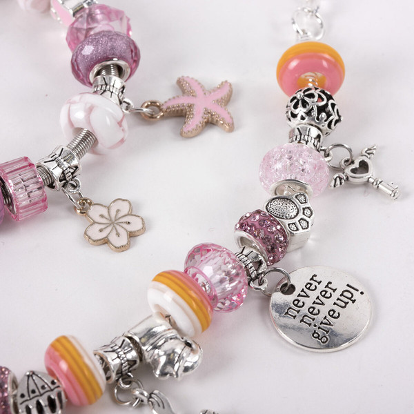 Изображение товара Набор для создания украшений Brauberg Kids / 665298 (розовый)