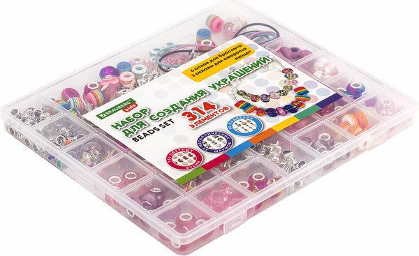 Изображение товара Набор для создания украшений Brauberg Kids / 665298 (розовый)