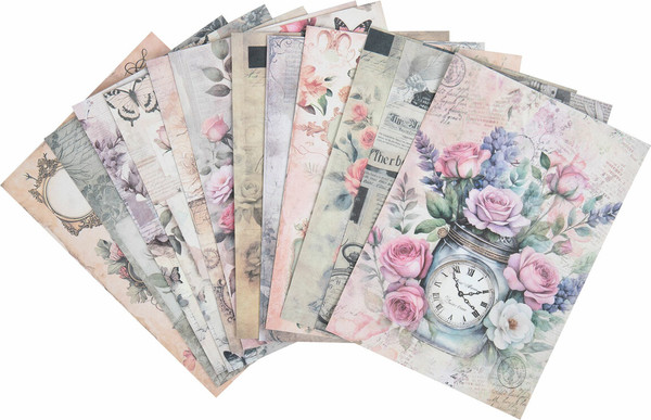 Изображение товара Набор бумаги для скрапбукинга Остров Сокровищ В винтажном стиле / 665444 (12л)