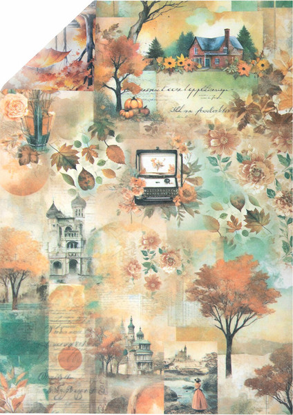 Изображение товара Набор бумаги для скрапбукинга Остров Сокровищ Осень / 665446 (12л)