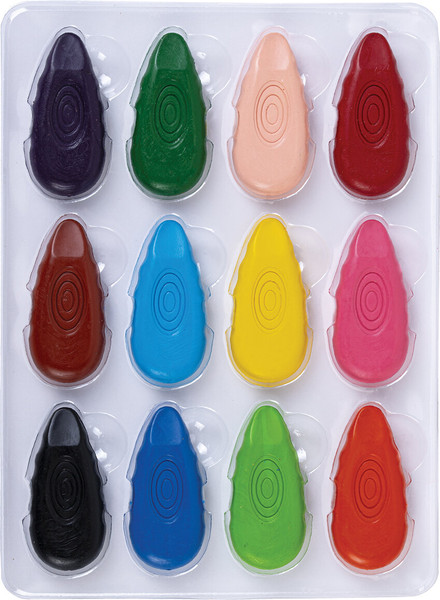Изображение товара Восковые мелки Brauberg Kids. Капельки / 273094 (12цв)