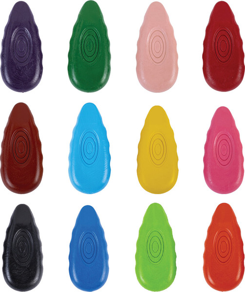 Изображение товара Восковые мелки Brauberg Kids. Капельки / 273094 (12цв)