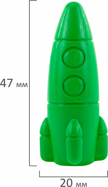 Изображение товара Восковые мелки Brauberg Kids. Ракета. С наклейками / 273084 (36цв)