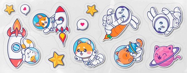 Изображение товара Восковые мелки Brauberg Kids. Ракета. С наклейками / 273084 (36цв)