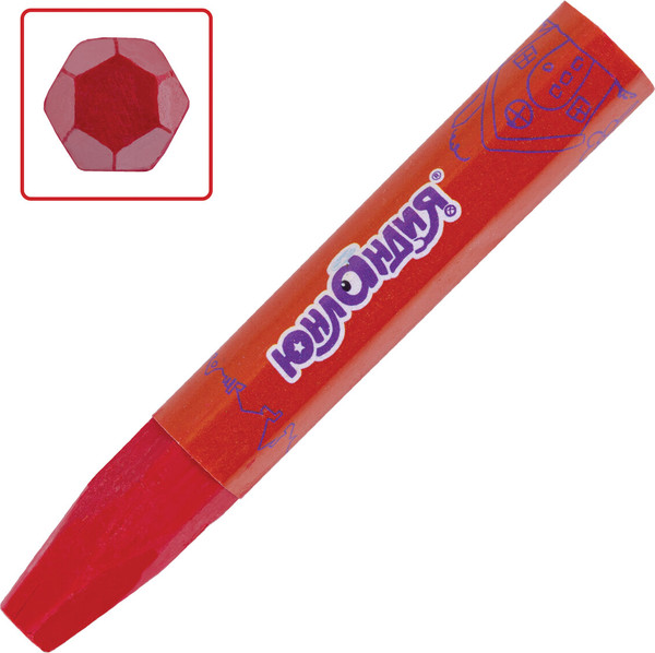 Изображение товара Восковые мелки Юнландия Домики / 273090 (12цв)