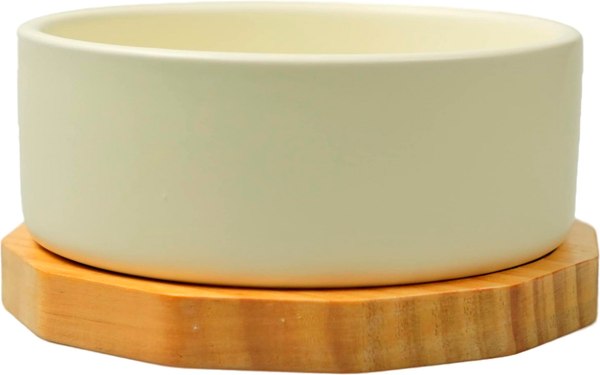 Изображение товара Миска для животных Mr. Kranch Bamboo / MKR542939 (белый)