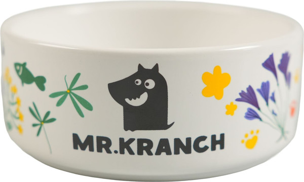 Изображение товара Миска для животных Mr. Kranch Цветы Прованса / MKR544452 (васильковый)
