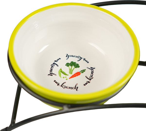 Изображение товара Набор мисок для животных Mr. Kranch Летние овощи / MKR544568 (салатовый)