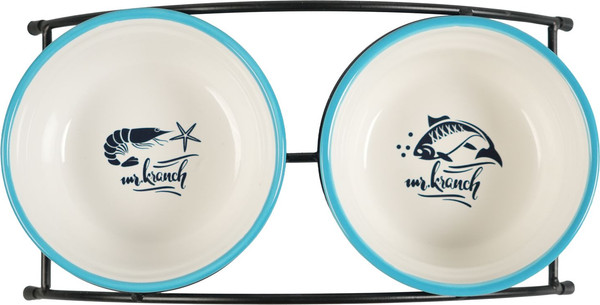 Изображение товара Набор мисок для животных Mr. Kranch Fish&Chips / MKR544544 (голубой)